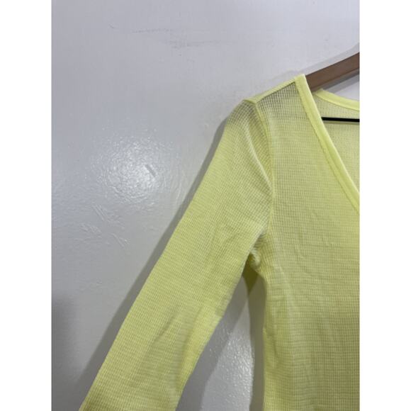 Vtg Y2K 90s Bella Minimalist Baby Cardigan S Academia Parisian Butter Yellow - Picture 3 of 16